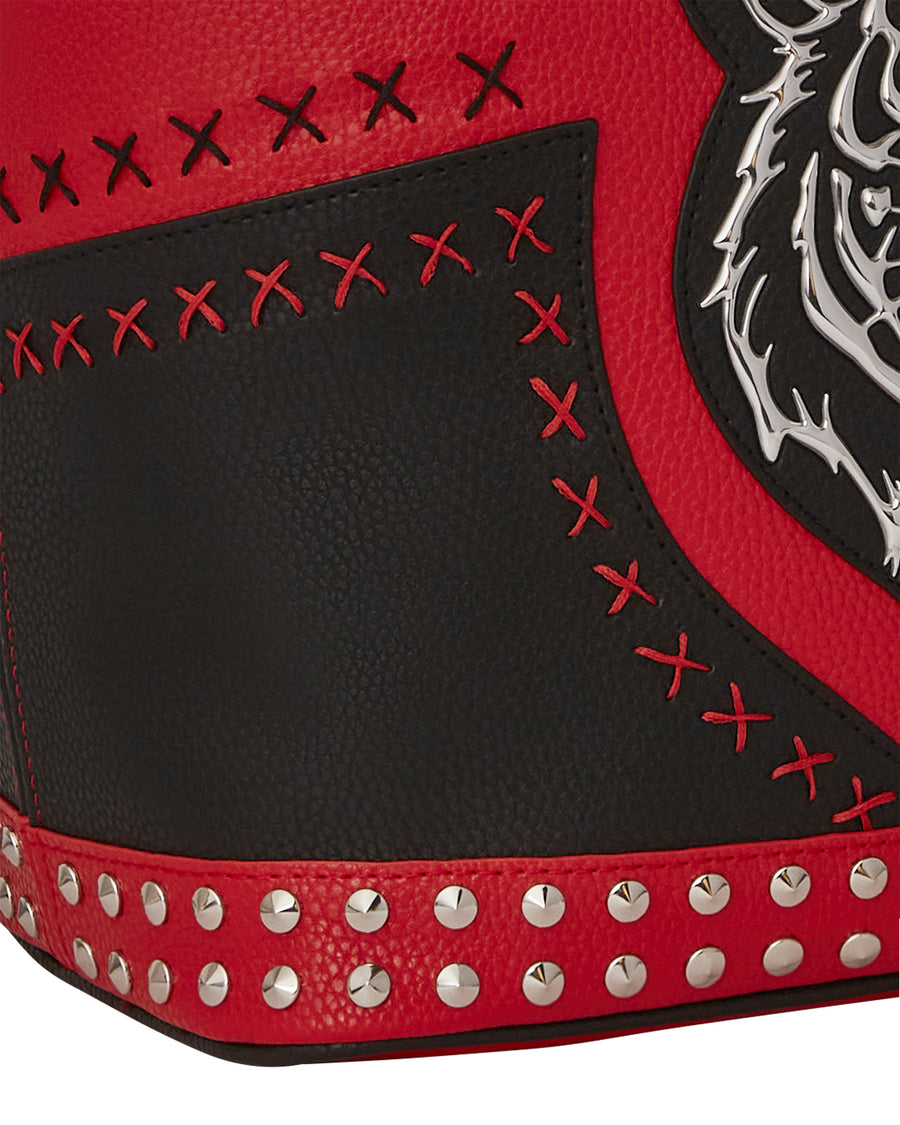 Bolsa Sprayground TIGER PUNK CLASSIC TOTE Rojo