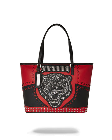 Sac Sprayground TIGER PUNK CLASSIC TOTE Rouge