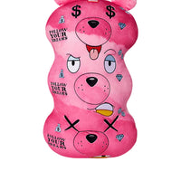 Triple Bear Pink Pillow