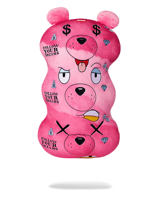 Cuscino Sprayground TRIPLE BEAR PINK PILLOW Fucsia