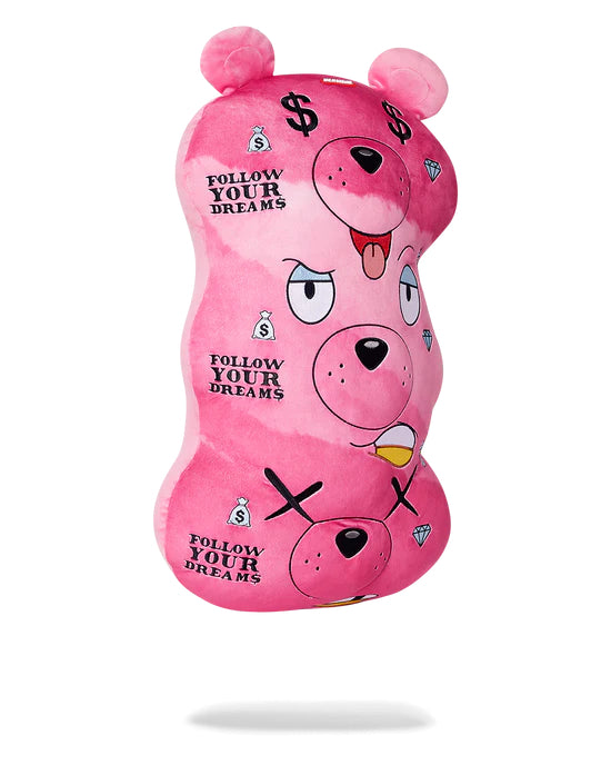 Coussin Sprayground TRIPLE BEAR PINK PILLOW Fuchsia