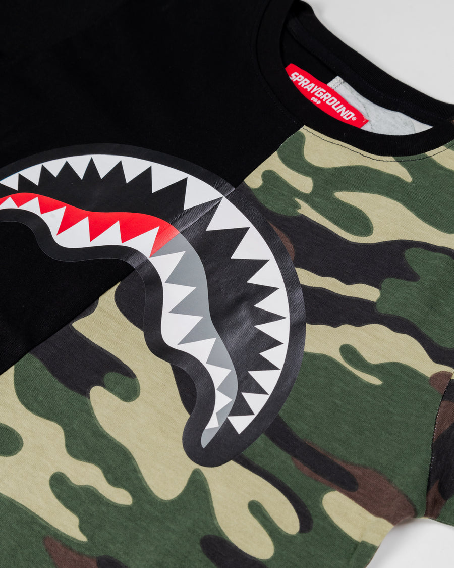 Garçon/Fille - T-shirt Sprayground DOUBLE SHARK Noir