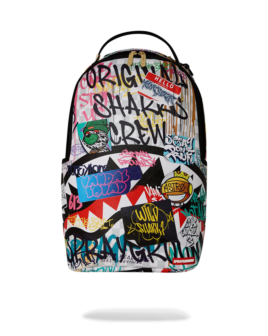 Sac à dos Sprayground SHARKS IN PARIS THE RIZZ CREAM Blanc