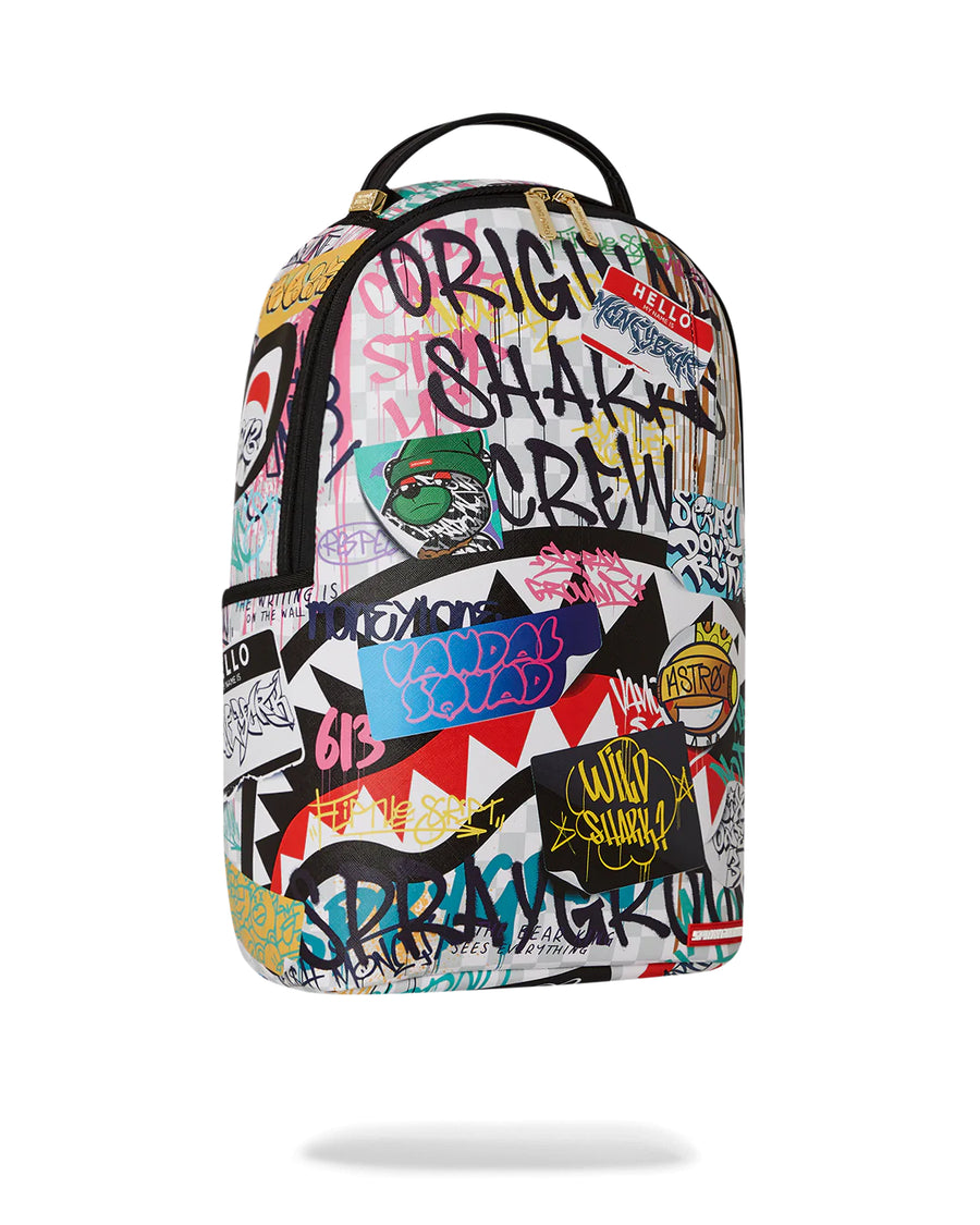 Zaino Sprayground SHARKS IN PARIS THE RIZZ CREAM Bianco