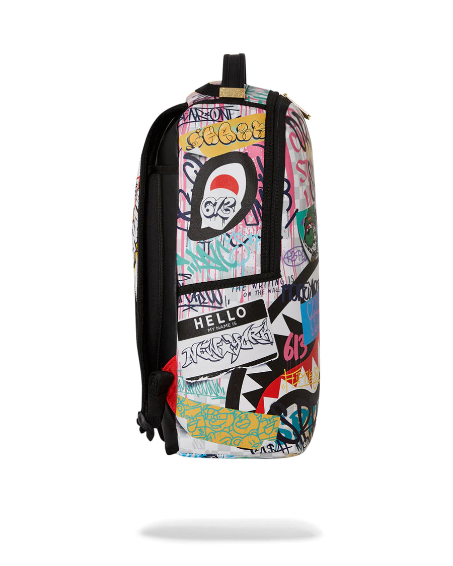 Sac à dos Sprayground SHARKS IN PARIS THE RIZZ CREAM Blanc