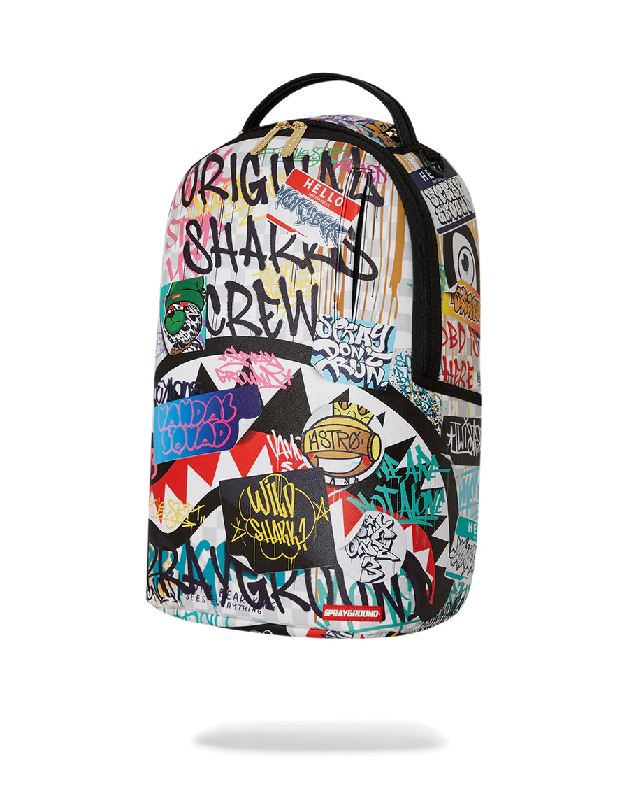 Sac à dos Sprayground SHARKS IN PARIS THE RIZZ CREAM Blanc