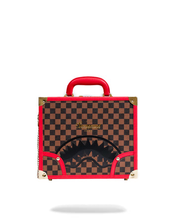 Borsa Sprayground TAKEOVER THE THRONE HANDCUFF BRIEFCASE Marrone