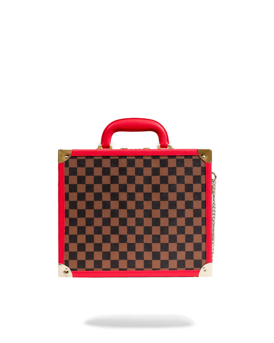 Sac Sprayground TAKEOVER THE THRONE HANDCUFF BRIEFCASE Marron