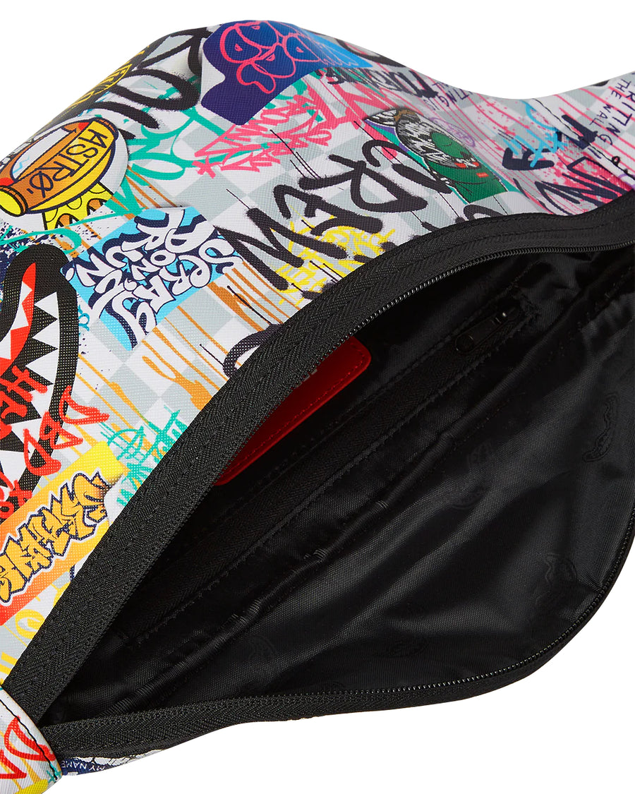 Marsupio Sprayground SIP THE RIZZ CREAM CROSSBODY SAVVY Fucsia