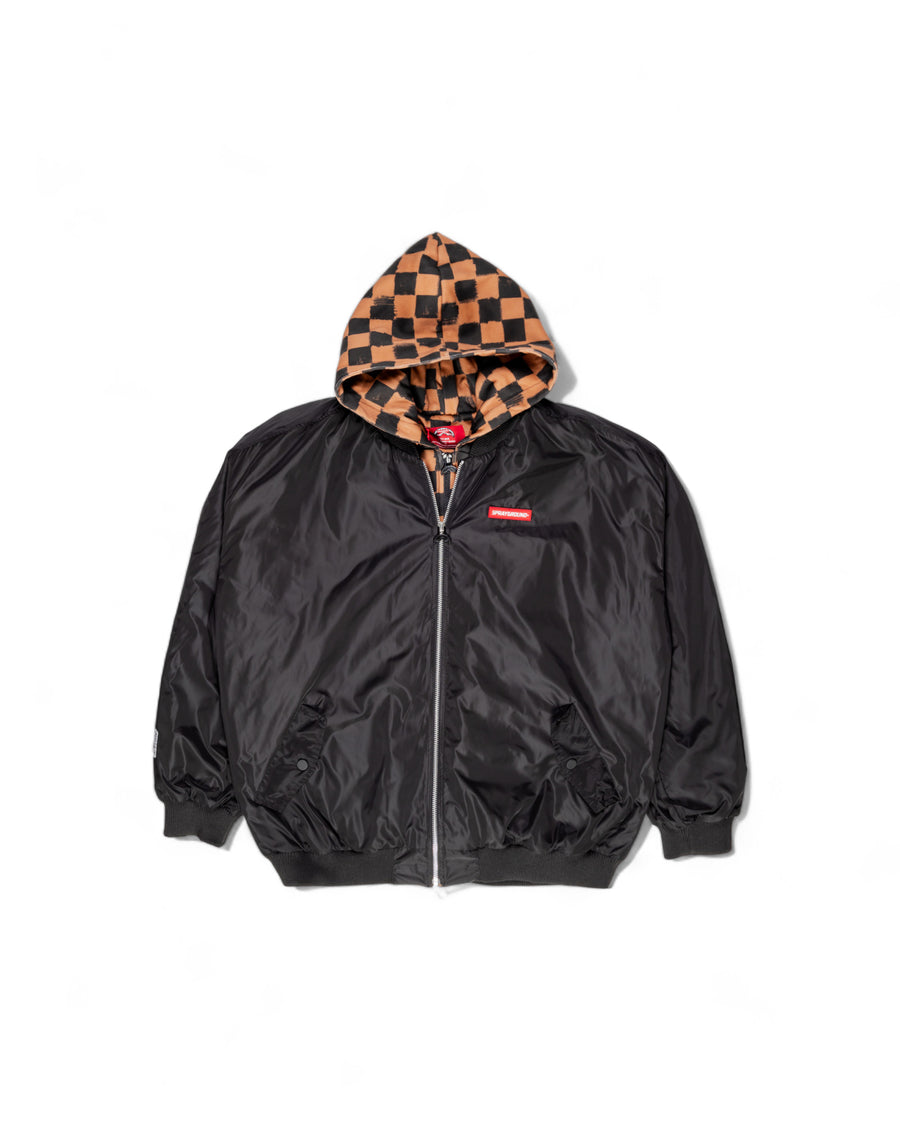 Sprayground  BLIND SIDE BOMBER BROWN SIP VANQUISH