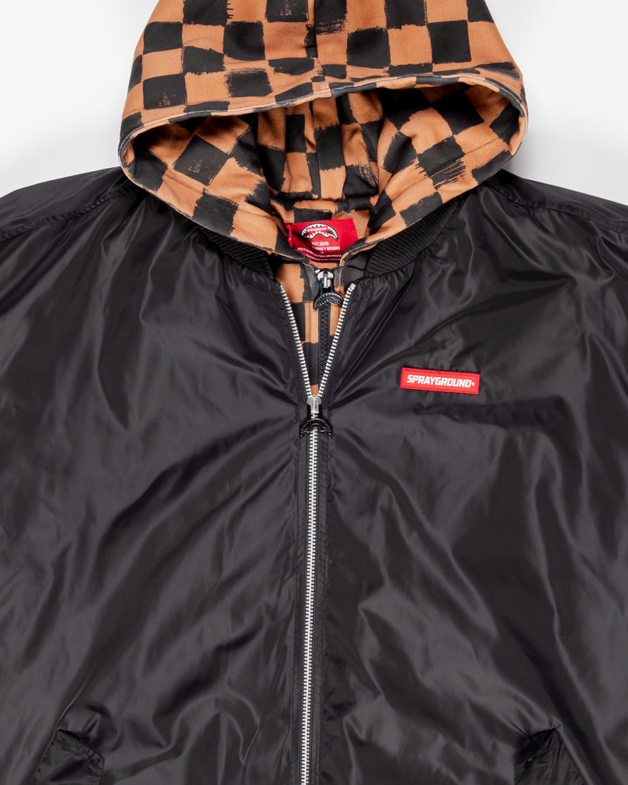 Sprayground  BLIND SIDE BOMBER BROWN SIP VANQUISH