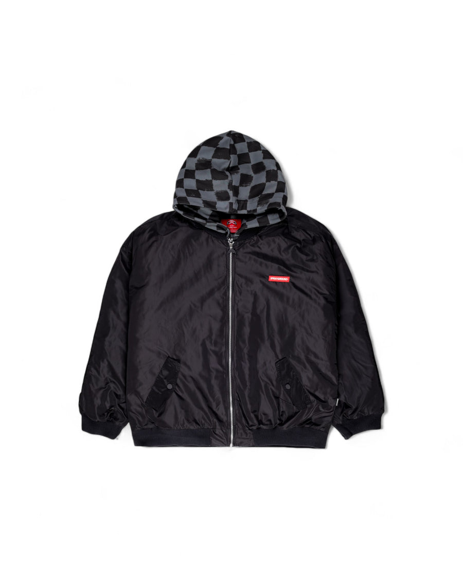 Sprayground Jacket BLIND SIDE BOMBER GREY SIP VANQUISH