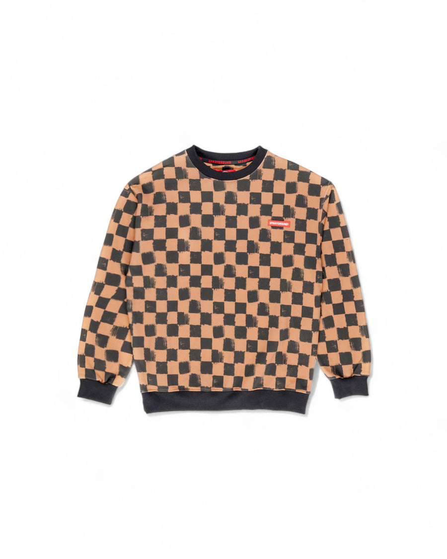 Sprayground Sweatshirt BROWN SIP VANQUISH CREW