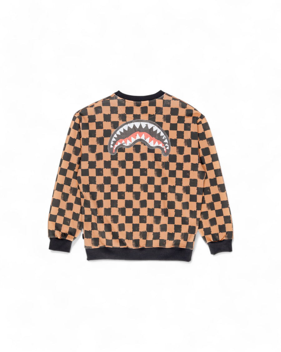 Sprayground Sweatshirt BROWN SIP VANQUISH CREW