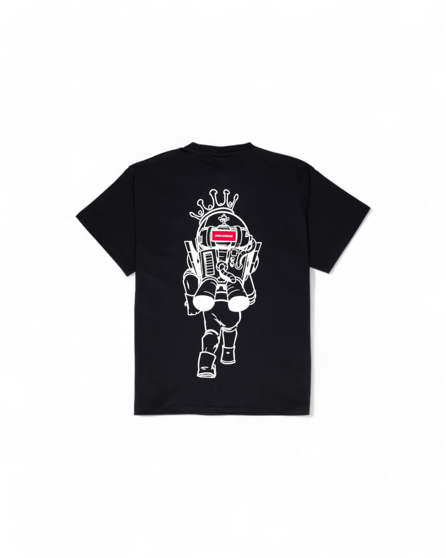 Sprayground T-shirt ASTROMANE WALKING T-SHIRT BLK