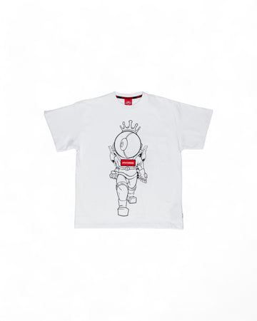 T-shirt Sprayground ASTROMANE WALKING T-SHIRT WHITE Blanc