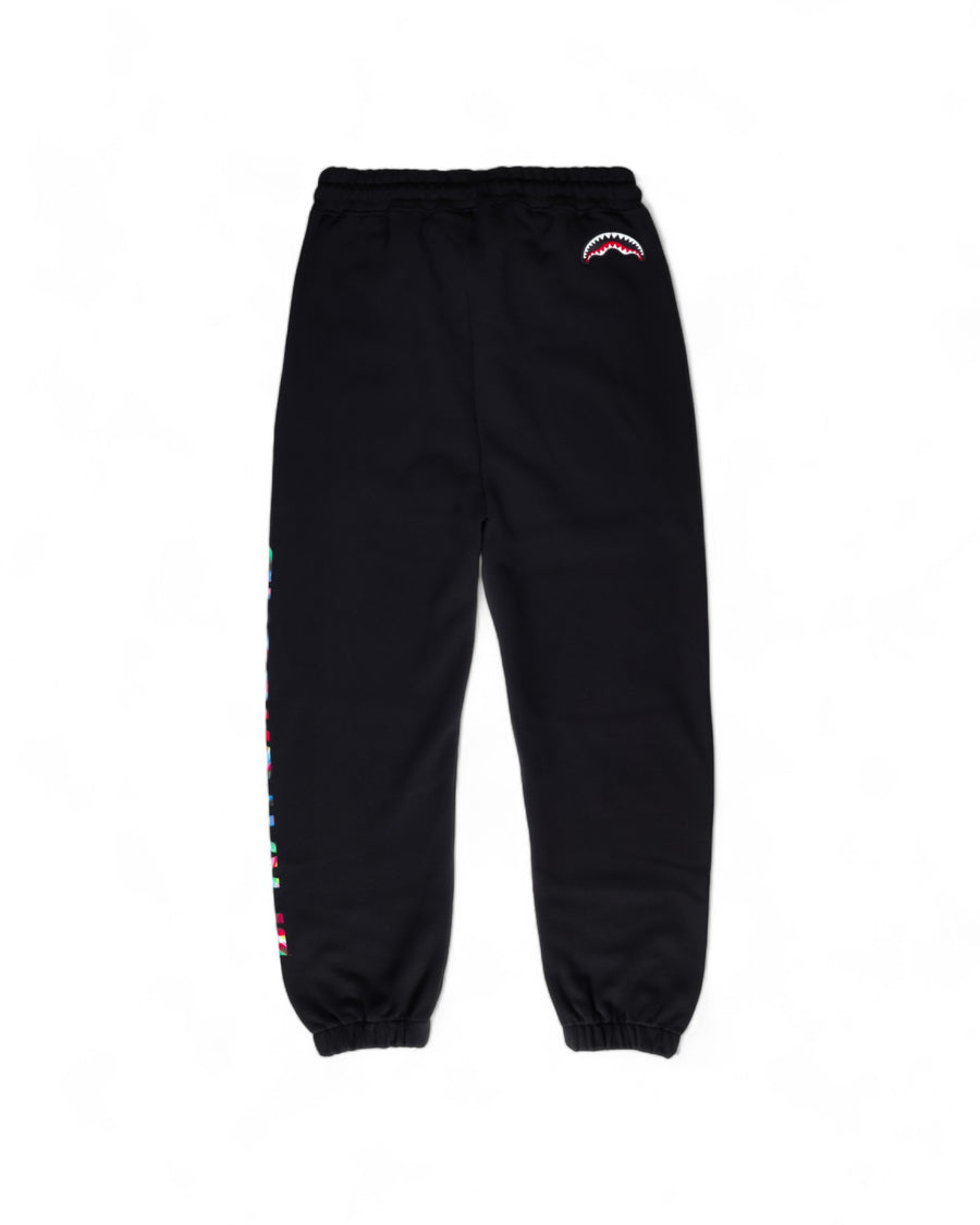 Pantalones deportivos Sprayground LIQUIFIED SPRAYGROUND PANTS Negro