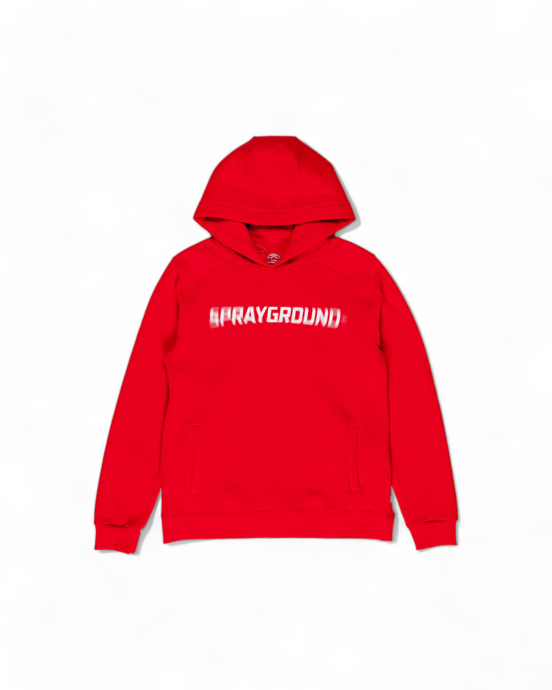 Bokeh Effect Hoodie Red