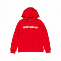 Bokeh Effect Hoodie Red