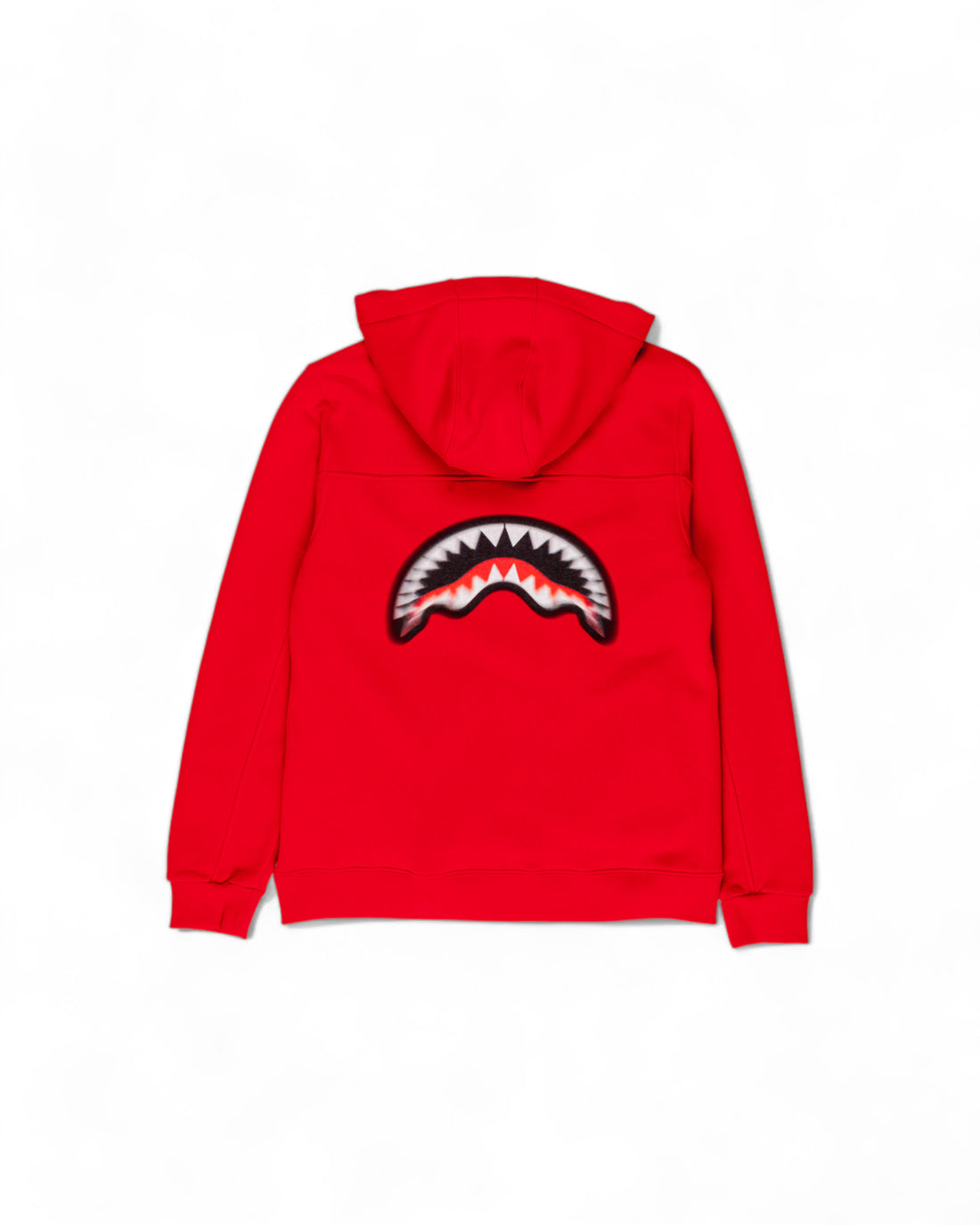 Bokeh Effect Hoodie Red