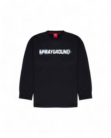 Sprayground T-shirt BOKEH EFFECT T-SHIRT LONG BLACK