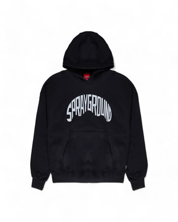 Sprayground Hoodie SHARK SHAPE HOODIE BLACK