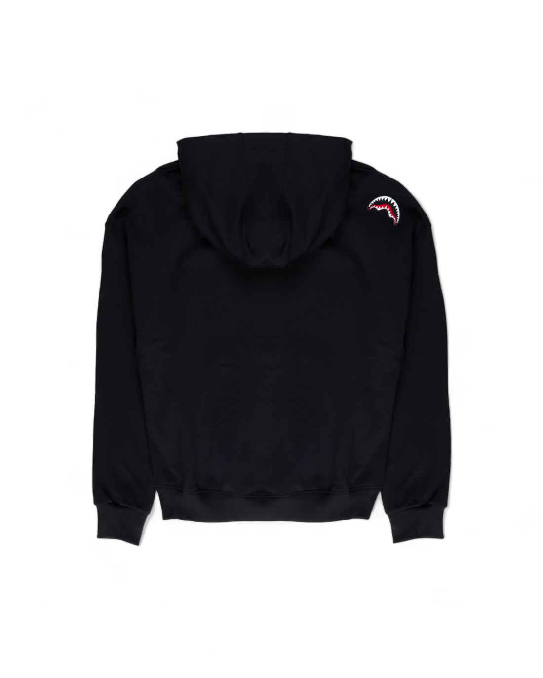 Shark Shape Hoodie Black