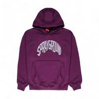 Shark Shape Hoodie Purple