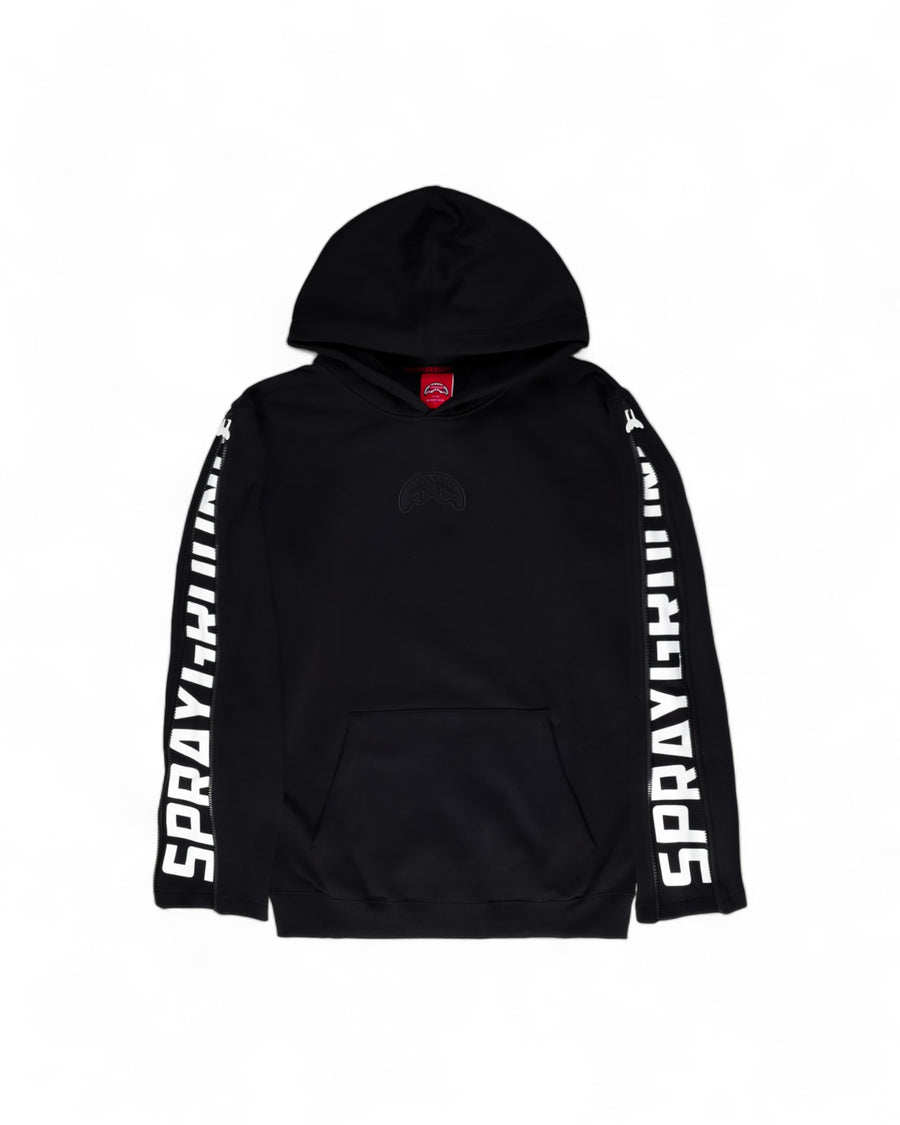 Sweats à capuche Sprayground ZIPPER HOODIE BLACK Noir