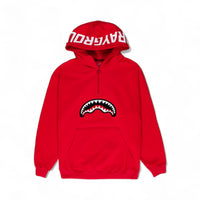 Shark Visor Hoodie Red