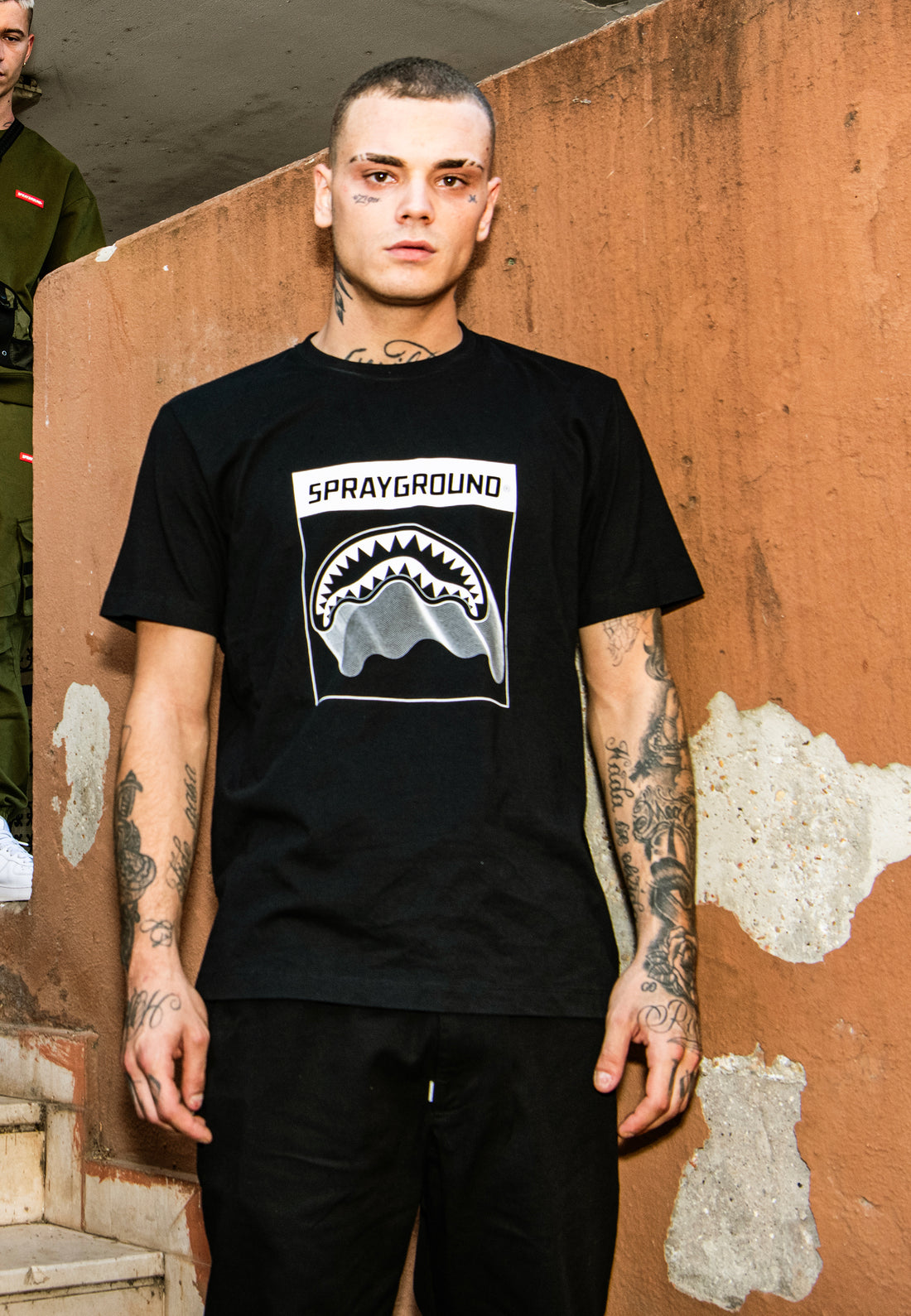 Shark Layer T-shirt Blk 