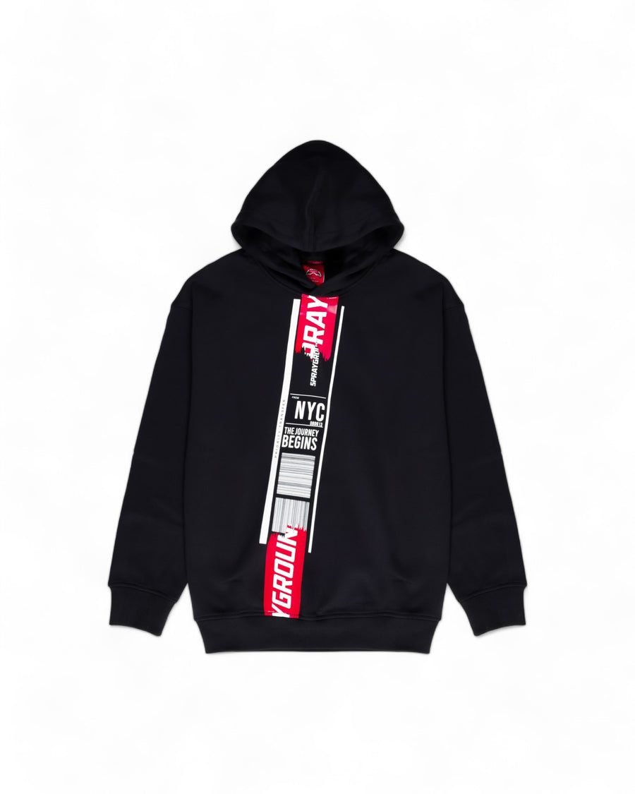 Sweats à capuche Sprayground PRIORITY SHIPMENT HOODIE BLK Noir