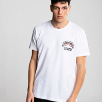 CHECKERED SHARK T-SHIRT WHITE
