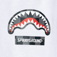 CHECKERED SHARK T-SHIRT WHITE