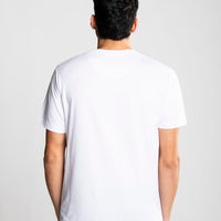 CHECKERED SHARK T-SHIRT WHITE