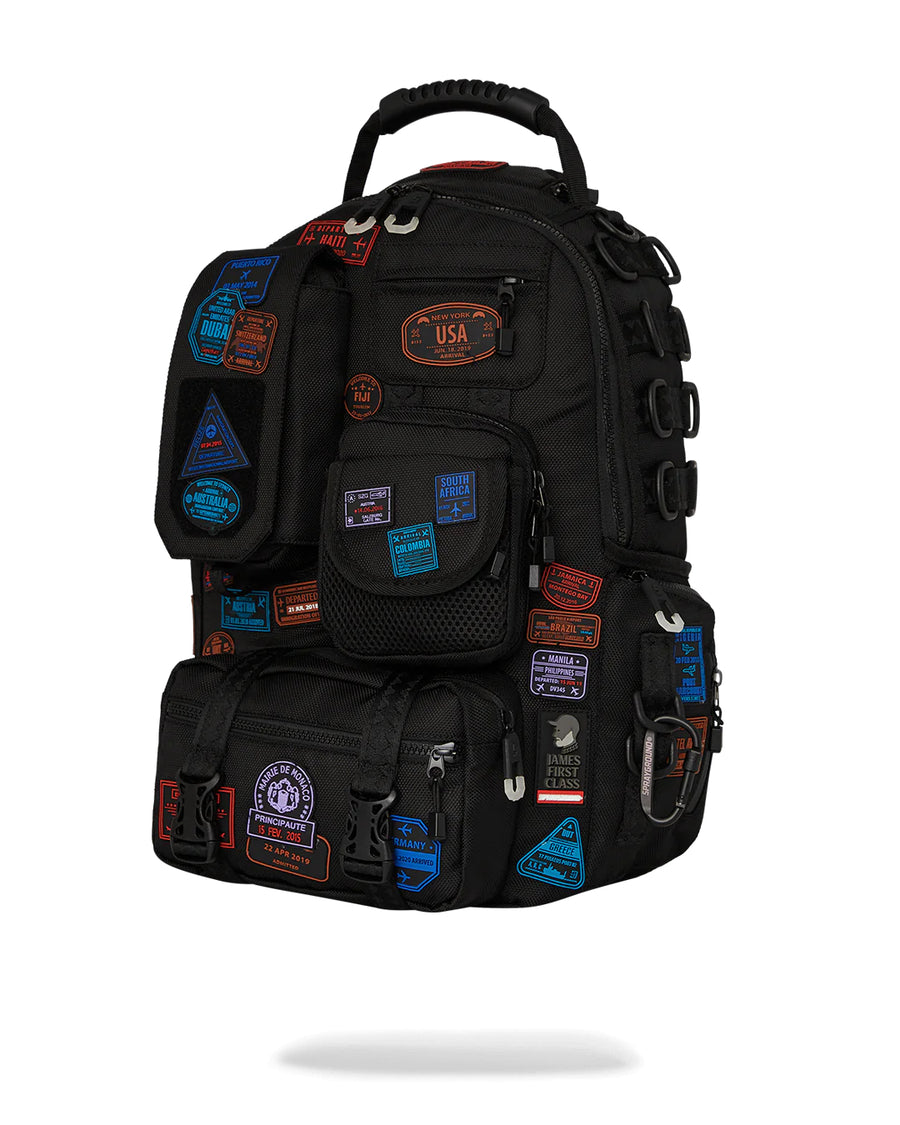 Sac à dos Sprayground JAMES PASSPORT STAMPS SPECIAL OPS BACKPACK 