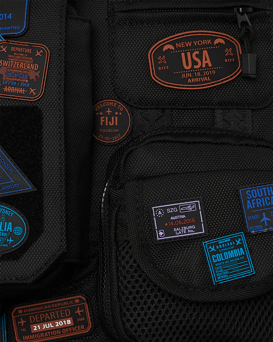 Sac à dos Sprayground JAMES PASSPORT STAMPS SPECIAL OPS BACKPACK 