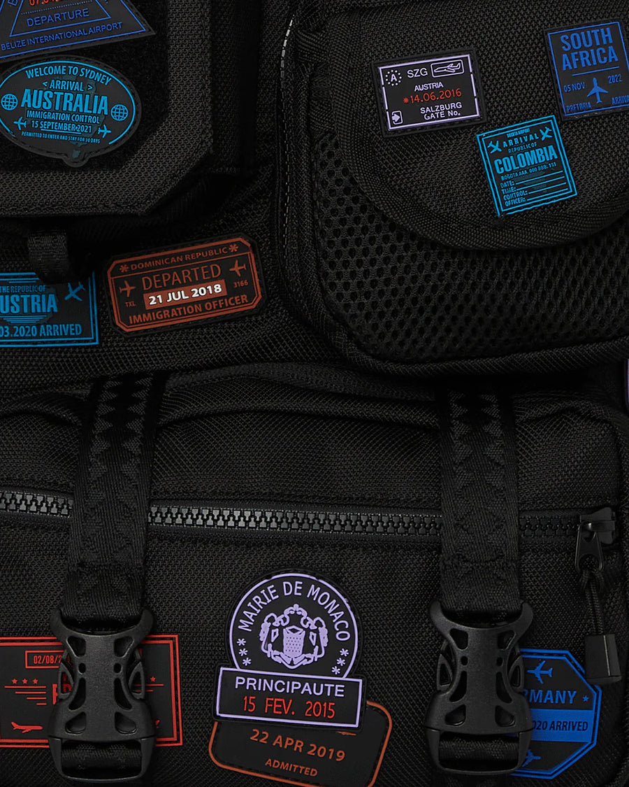 Sac à dos Sprayground JAMES PASSPORT STAMPS SPECIAL OPS BACKPACK 