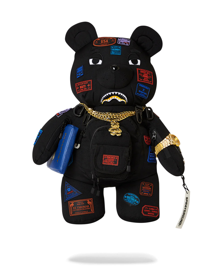 Zaino Sprayground MONEYBEAR JAMES PASSPORT BEAR 