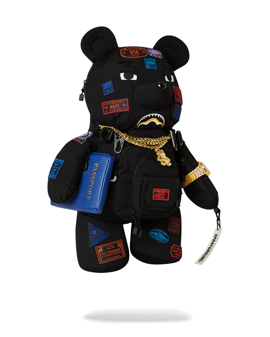 Sprayground  MONEYBEAR JAMES PASSPORT BEAR