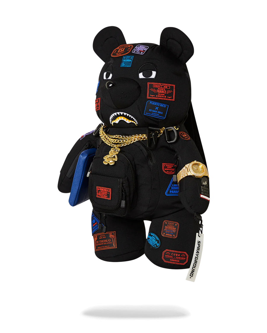 Sprayground  MONEYBEAR JAMES PASSPORT BEAR