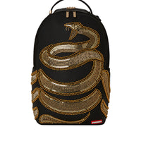 Gold Sequin Snake Backpack