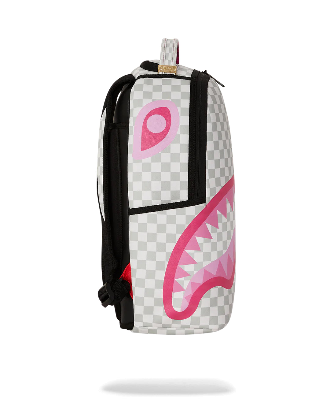 Pink&cream Check Backpack