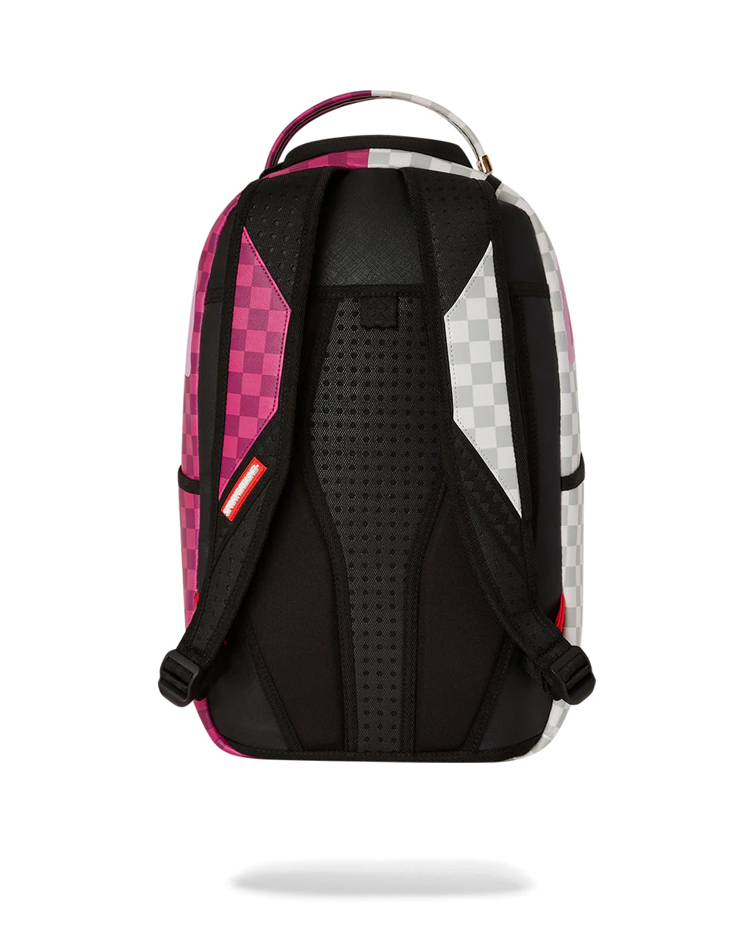 Pink&cream Check Backpack