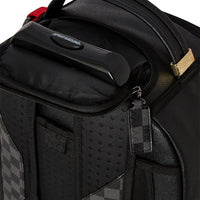 Core Embossed 8 Check Wheely Backpack