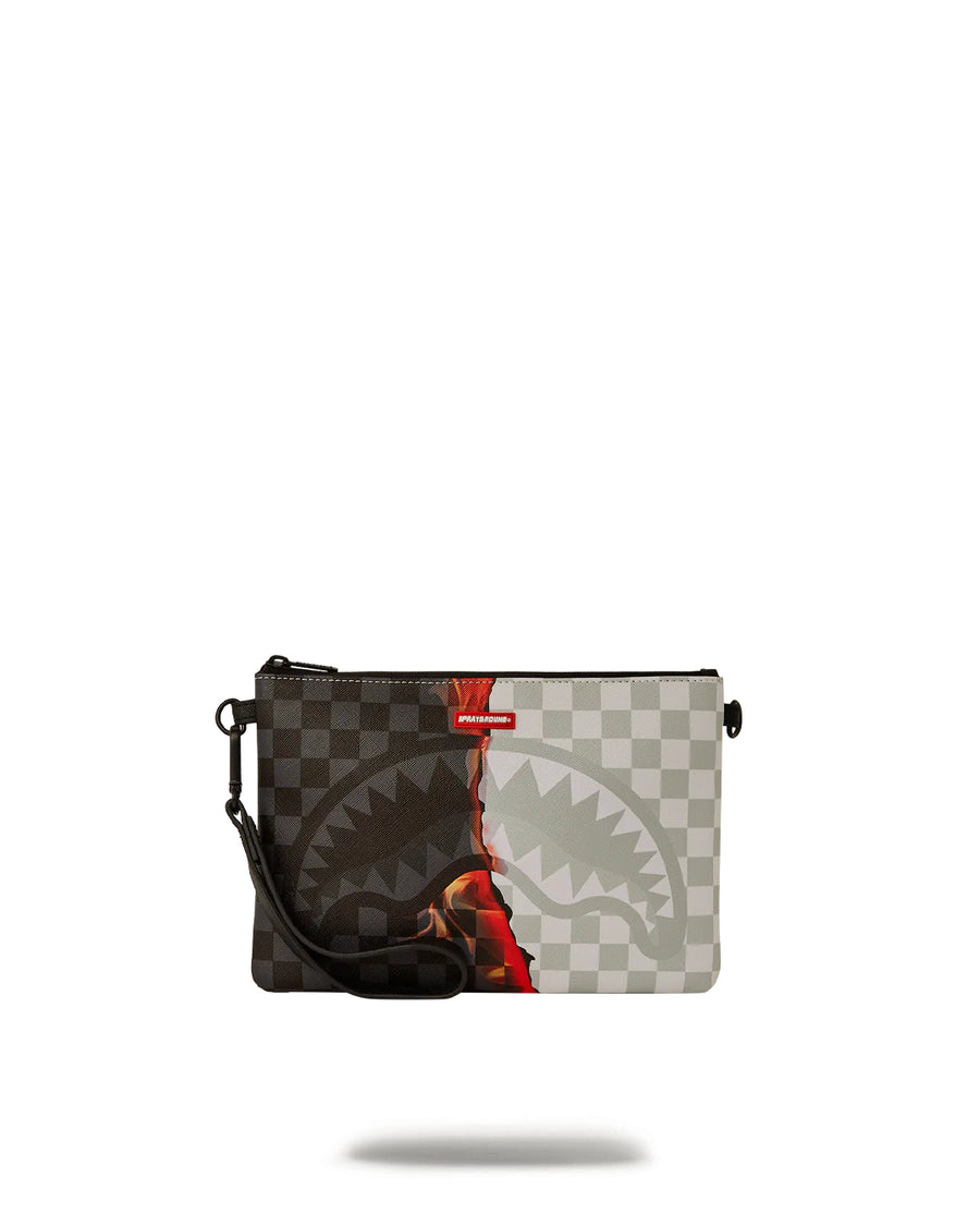 Bolsa pequeña Sprayground RING OF FIRE CROSS CLUTCH SHOUDLER STRAP 