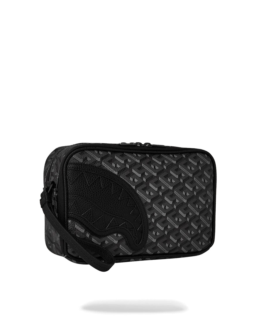 Pochette Sprayground 3DSG BLACKOUT TOILETRY BRICK 