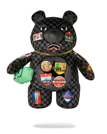 Mochila Sprayground GLOBAL MOGUL LOST TICKET MONEY BEAR 