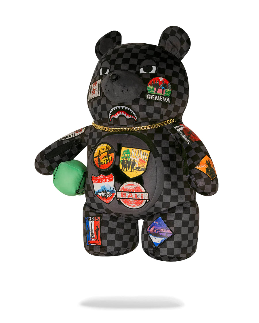 Sac à dos Sprayground GLOBAL MOGUL LOST TICKET MONEY BEAR 