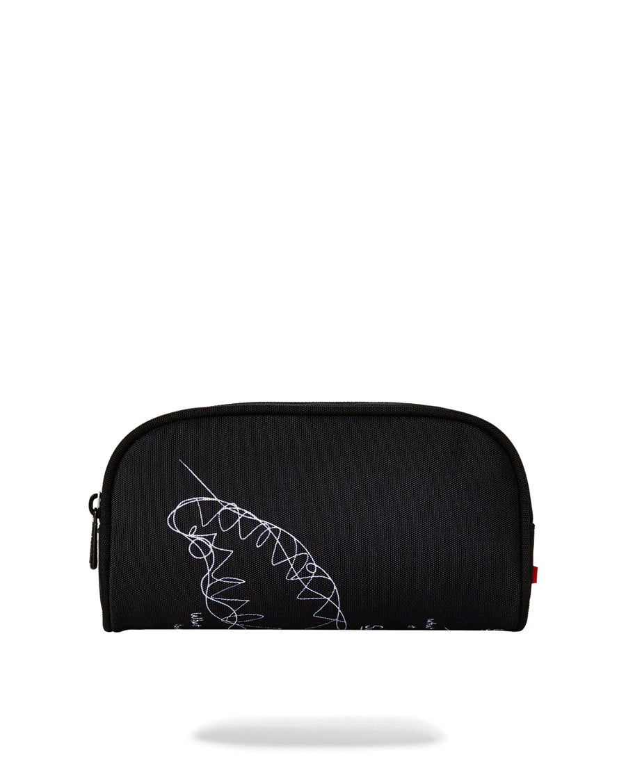 Pochette Sprayground SUCCESS SCRIBBLE SHARK PENCIL POUCH 